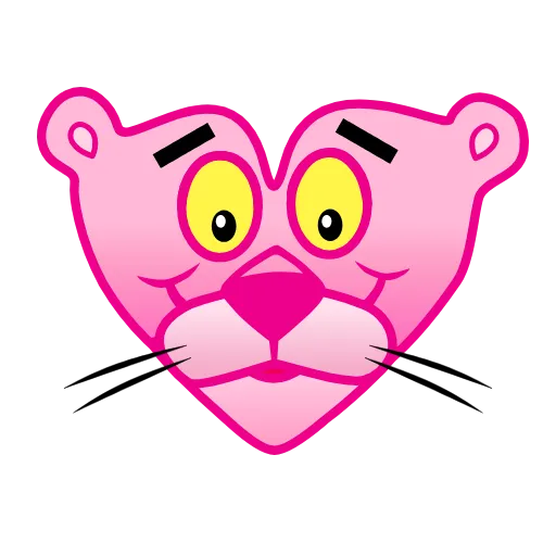 Стикер 21 Pink Panther