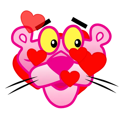 Стикер 8 Pink Panther