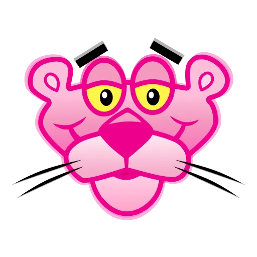 Стикер 3 Pink Panther