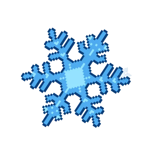 ❄️ Стикер «Pixeled» для Telegram