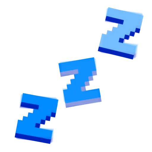 💤 Стикер «Pixeled» для Telegram