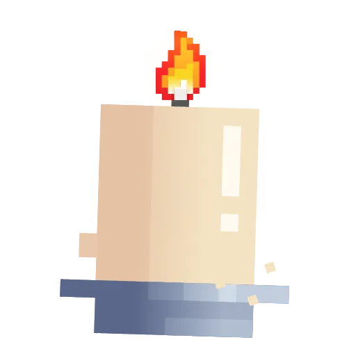 🕯 Стикер «Pixeled» для Telegram