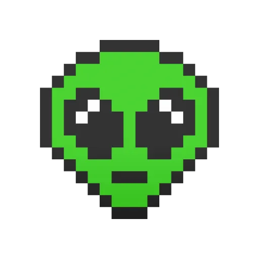 👽 Стикер «Pixeled» для Telegram
