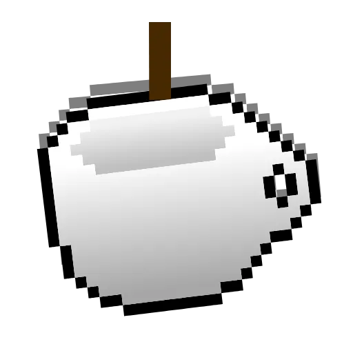 ☕️ Стикер «Pixeled» для Telegram
