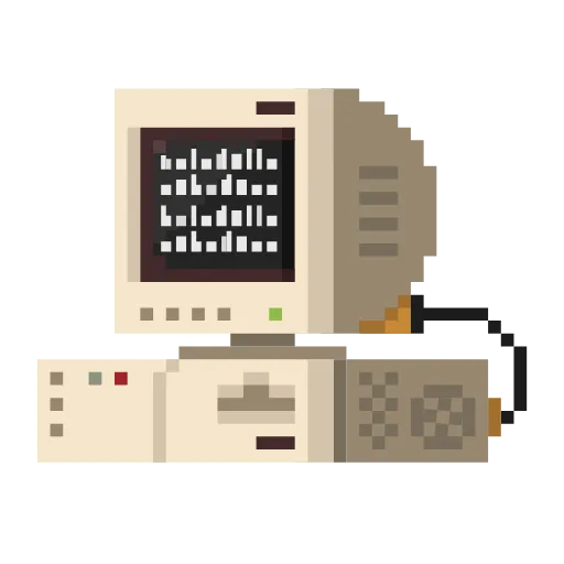🤓 Стикер «Pixeled» для Telegram