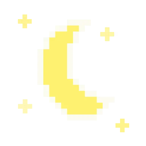 🌙 Стикер «Pixeled» для Telegram