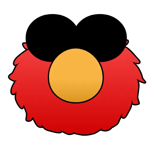 Стикер 16 Sesame Street Elmo