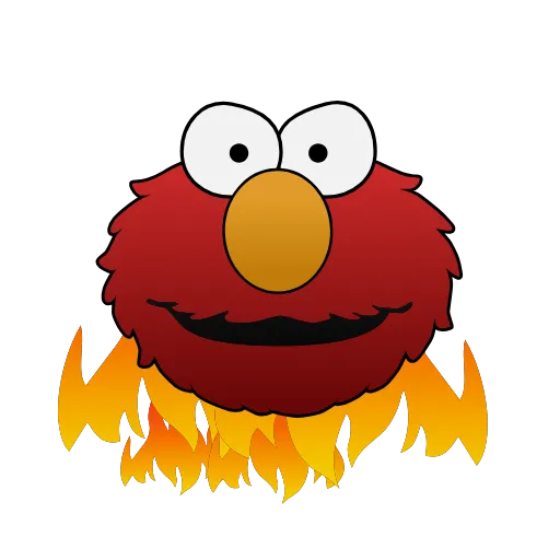 Стикер 13 Sesame Street Elmo