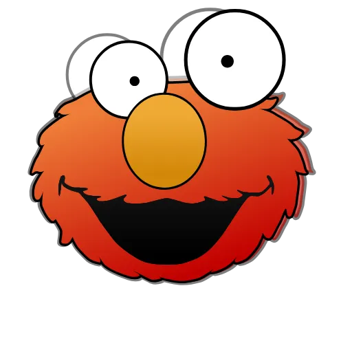 Стикер 12 Sesame Street Elmo