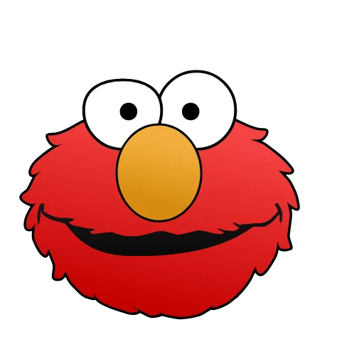 Стикер 9 Sesame Street Elmo