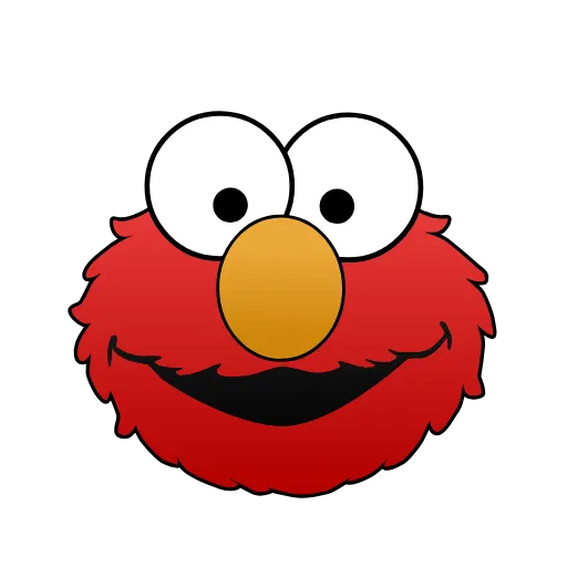 Стикер 7 Sesame Street Elmo