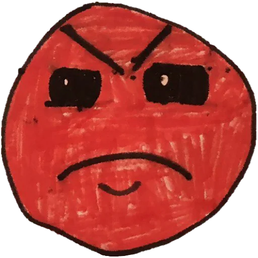 😡 Стикер «Wildviky difficulty faces» для Telegram