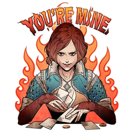 😈 Стикер «wiedźmin» для Telegram