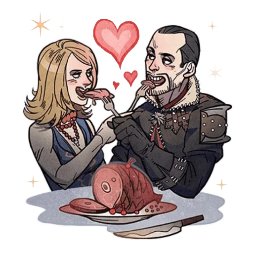 👅 Стикер «wiedźmin» для Telegram