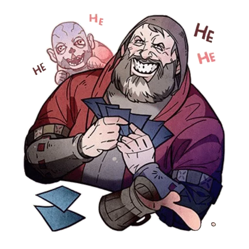 🃏 Стикер «wiedźmin» для Telegram