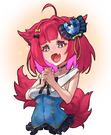 🥲 Стикер «Wiki chan» для Telegram