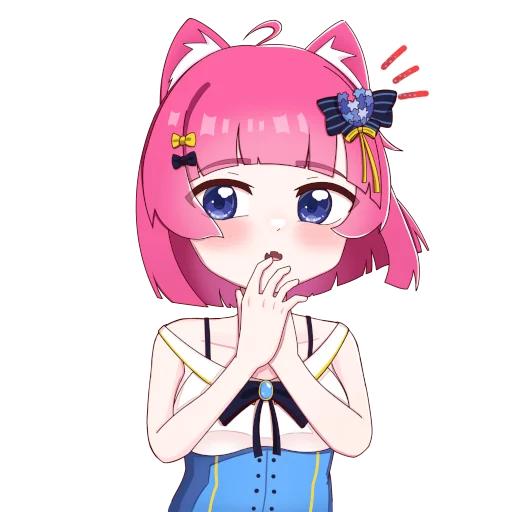 🫢 Стикер «Wiki chan» для Telegram