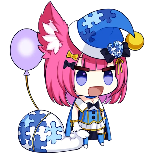 🤶 Стикер «Wiki chan» для Telegram