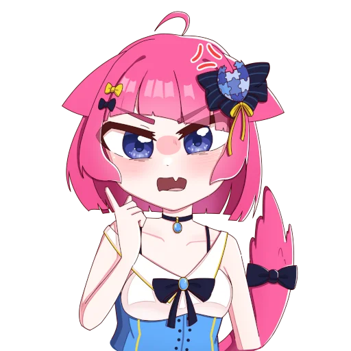 💢 Стикер «Wiki chan» для Telegram
