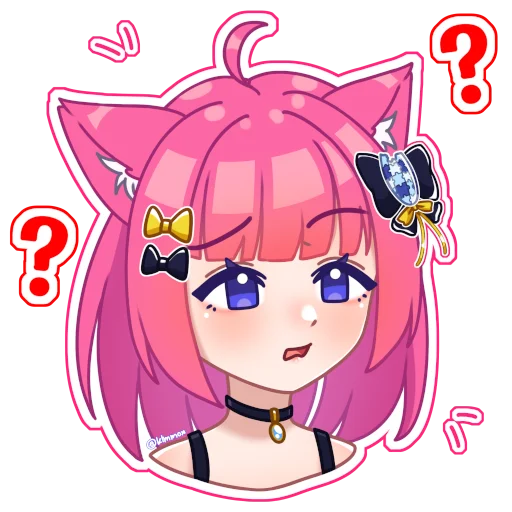 ❓ Стикер «Wiki chan» для Telegram