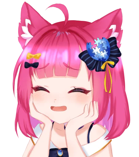 😊 Стикер «Wiki chan» для Telegram