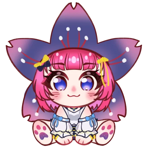 🌸 Стикер «Wiki chan» для Telegram