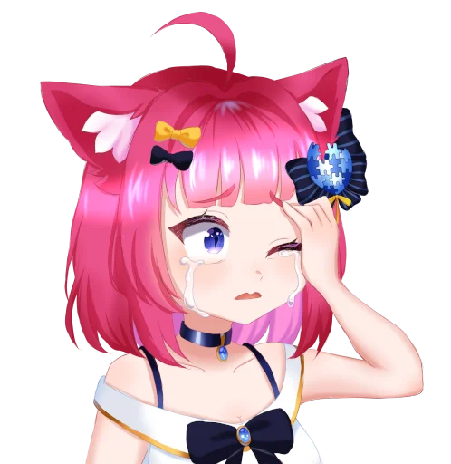 😭 Стикер «Wiki chan» для Telegram