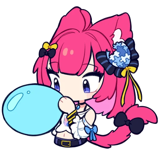 🎈 Стикер «Wiki chan» для Telegram