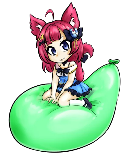🪑 Стикер «Wiki chan» для Telegram