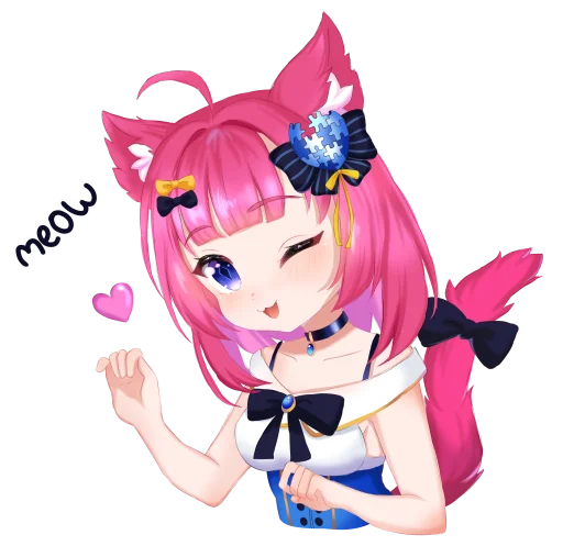 Стикерпак Wiki chan для Telegram