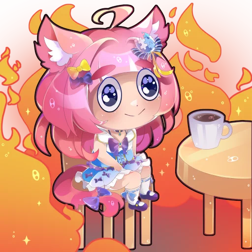 🔥 Стикер «Wiki chan» для Telegram