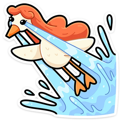 ⭐ Стикер «Дикие гусыни» для Telegram