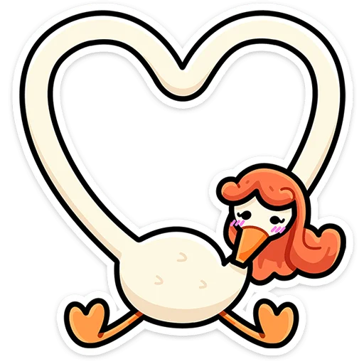 🫶 Стикер «Дикие гусыни» для Telegram