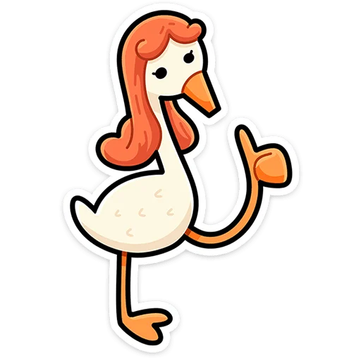 👍 Стикер «Дикие гусыни» для Telegram