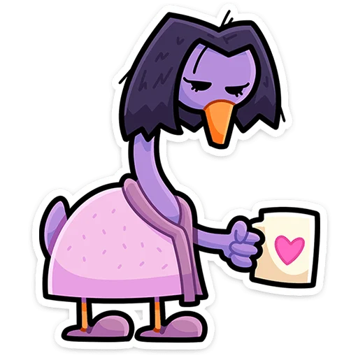 ☕ Стикер «Дикие гусыни» для Telegram