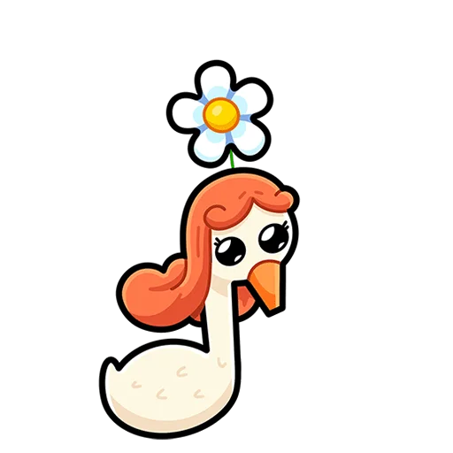 🌼 Стикер «Дикие гусыни Без Текста» для Telegram