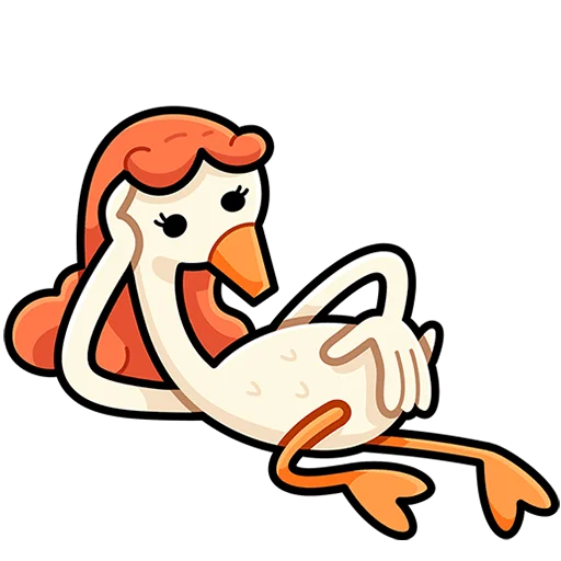 😏 Стикер «Дикие гусыни Без Текста» для Telegram