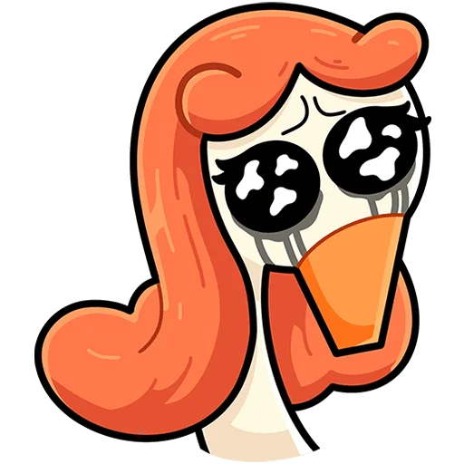 🥺 Стикер «Дикие гусыни Без Текста» для Telegram