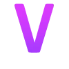 💜 Эмодзи «wildberries - фиолетовые буквы» для Telegram