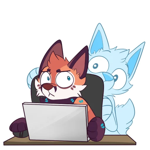 👀 Стикер «Wilde Fox» для Telegram