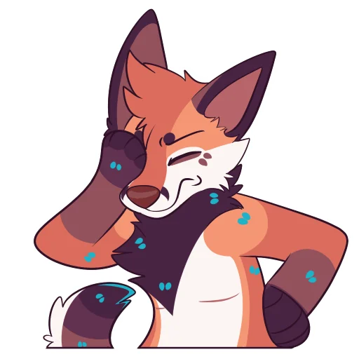 🤦 Стикер «Wilde Fox» для Telegram