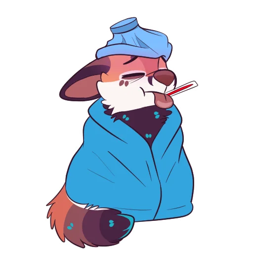 🤧 Стикер «Wilde Fox» для Telegram