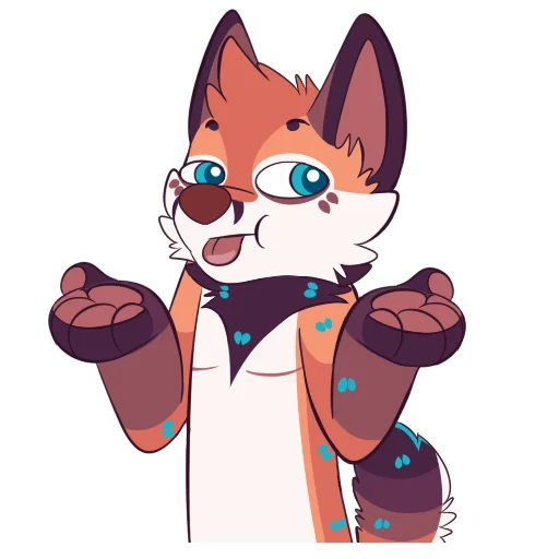 🤷 Стикер «Wilde Fox» для Telegram