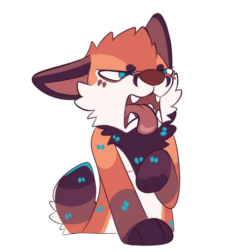 🤢 Стикер «Wilde Fox» для Telegram
