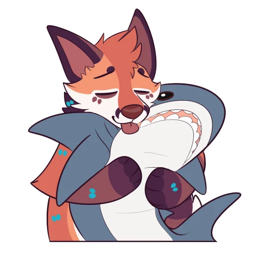 🦈 Стикер «Wilde Fox» для Telegram