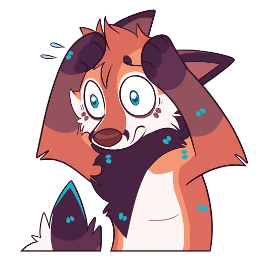 😰 Стикер «Wilde Fox» для Telegram