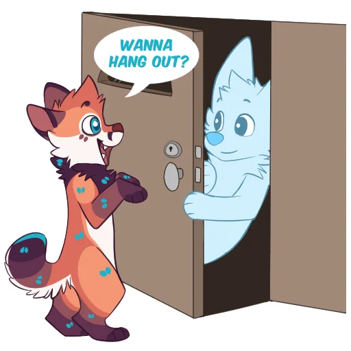 ❔ Стикер «Wilde Fox» для Telegram