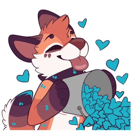 💙 Стикер «Wilde Fox» для Telegram