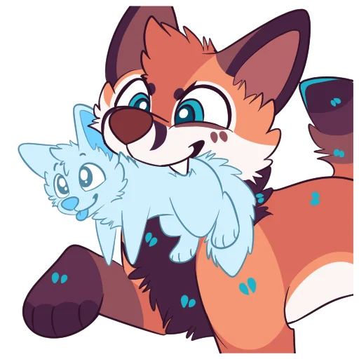 😁 Стикер «Wilde Fox» для Telegram
