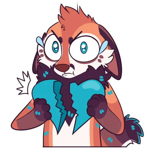 💔 Стикер «Wilde Fox» для Telegram